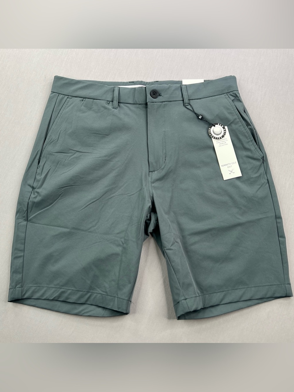 KENNETH COLE MENS 9” WATER RESISTANT TECH GOLF SHORTS